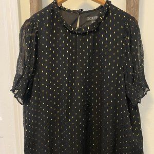 J Crew Sparkle blouse